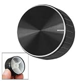 Black Aluminum Volume Control Amplifier Knob Wheel