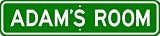 ADAM ROOM SIGN - Personalized Gift Boy or Girl, Aluminum