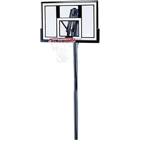 Lifetime 71793 Height-Adjustable In-Ground Basketball System with 48-Inch Backboard by Lifetime