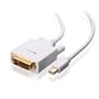 Cable Matters Mini DisplayPort | Thunderbolt to DVI M/M Cable in White 6 ft