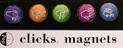 "Talk to the Hand" Click Magnets by iPop