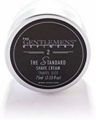 The Gentlemens Refinery 'The Standard' Shave Cream (75ml) TSA Travel Size All-Natural and Organic