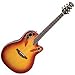Ovation CSE44-HB Celebrity Deluxe Mid-Depth Acoustic-Electric Guitar - Honey Burst