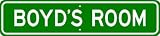 BOYD ROOM SIGN - Personalized Gift Boy or Girl, Aluminum