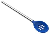 Tovolo Blue Silicone Slotted Spoon, 14-Inch