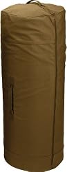 Coyote Side Zipper Canvas Duffle Bag (25" X 42")