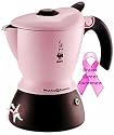 Bialetti 2-Cup Mukka Express Stovetop Cappuccino Maker - Pink