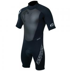 JetPilot Mens Neoprene Cause S/S Springsuit (Black, Large)