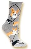 Welsh Corgi Cotton Puppy Dog Breed Animal Socks 9-11