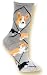 Welsh Corgi Cotton Puppy Dog Breed Animal Socks 9-11