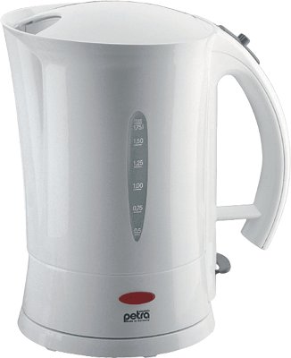Childrens Toyshop  Küche & Haushalt : Petra WK 29.00 Cordless WasserKocher 1,75 l,  Einhand-Deckelöffnung, 2000 W Weiß