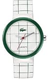 Lacoste Sport Collection Goa Green Check White Dial Unisex watch #2010526