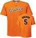 Majestic Baltimore Orioles #5 Brooks Robinson Orange Retired Player T-shirt (X-Large)