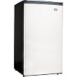 Sanyo SR-3770S Counter-High Refrigerator, Black and Stainless-Steel