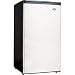 Sanyo SR-3770S Counter-High Refrigerator, Black and Stainless-Steel