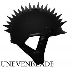 Motorcycle Dirtbike ATV Snowmobile Helmets Helmet Uneven Blade Warhawks Mohawks Mohawk