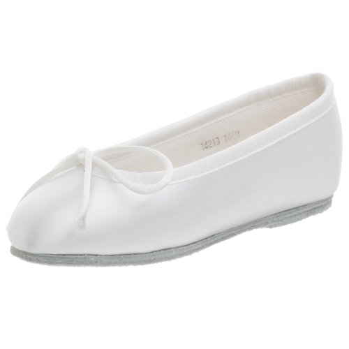 Touch Ups Infant/Toddler Ballet Flat,White,8 M US Toddler