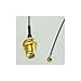 2pcs IPEX U.fl/IPEX to SMA Female(hole) Pigtail 30cm for Mini PCIe Wifi MHF3 MHFIII (Hirose U.FL 0.81mm)