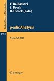 ISBN 9783540534778 product image for p-adic Analysis: Proceedings of the International Conference held in Trento, Ita | upcitemdb.com
