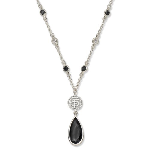 MLB San Francisco Giants Crystal Logo Necklace
