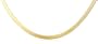 14k Yellow Gold 4mm Italian SuperFlex Herringbone Chain Necklace, 20"