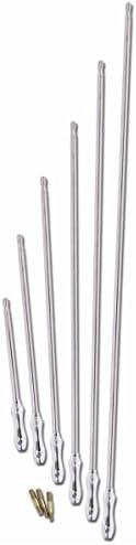 Pirate ANT-10015 Chrome Billet Antenna 15" Ford Mustang Hummer Toyota FJ Cruiser