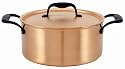 Marco Pierre White Copper 24cm Casserole + Lid