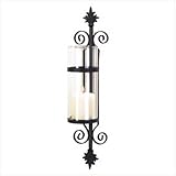 IMAGE OF Fleur De Les Candleholder Decorative Glass Wall Sconce