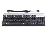 Hewlett Packard 2004 Standard Keyboard USB English 1 x Keyboard Cable Integrated 6 Ft Carbon Silver