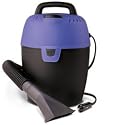RoadPro 12 Volt Super Wet/Dry Vacuum with 1 Gallon CanisterOne Gallon Capacity 12V 12,500 rpm Vacuum Includes 36" Flex hose, 17' powercord, Carpet Tool, Upholstery Brush, Crevice Tool, & 3 Reusable Cloth Filter Bags