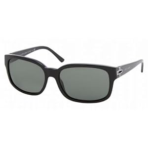 Authentic Bvlgari Sunglasses 7006 BLACK CRYSTAL GREEN POLARIZED 50158