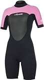BARE Women's Shorty Wetsuit (Pink, 14)