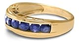 14KT Ladies Round Sapphire Ring