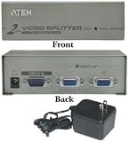 VGA Splitter 1 PC to 2 Monitors 250MHz
