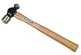 Vaughan S224 24-Ounce Hickory Handle Super Steel Ball Pein Hammer, 15 1/4-Inch Long.