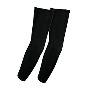 Elixir Arm Cooler Cooling Sleeves Black Arm Sleeves, 1 Pair, C3D-B