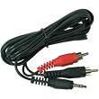 RCA Stereo "Y" Adapter Plug (AH205) (AH205)