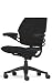 Freedom Chair with Adv. arms, Gel seat, Black Wave on Graphite