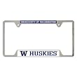 University Of Washington Metal License Plate Frame