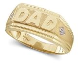 10k Gold Dad Ring