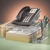 Rubbermaid 94616 Optimizer Phone Center, Black, 14-7/8w x 10-1/4d x 5-7/8h