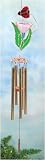 Full Bloom w / Ladybug - Small Wind Chimes - B000VZRUN4