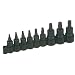 Lisle 37600 10 Piece Super Torx Bit Socket Set  T-10-T-50