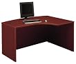 Right L-Bow Desk In Mahogany Finish By Bush Furniture