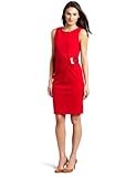 Calvin Klein Women's Buckle Front Dress, Rouge, 4