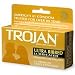 INDICATIONS: If used properly, latex condoms will help reduce the risk of HIV infection(AIDS) and many other sexually transmitted diseases. Deeper ribs than ever before - designed to increase stimulation. Made from premium quality latex - to help reduce the risk. Silky smooth lubricant -- for comfort and sensitivity. Golden transparent color - to add to the sensory experience. Special reservoir end - for extra safety. Each condom is electronically tested - to help ensure reliability. Trojan Brand Latex Condoms, when used properly, are highly effective against pregnancy - although no contraceptive can guarantee 100% effectiveness. Any use of Trojan Brand Latex Condoms for other than vaginal intercourse can increase the potential damage to the condom. Trojan Brand Latex Condoms, when used properly, may help reduce the risk of catching or spreading many Sexually Transmitted Diseases (STDs) such as syphilis, gonorrhea, chlamydia infections, genital herpes, and AIDS; however, they cannot eliminate the risk.