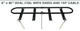 JW Fishers 8" x 48" Oval Search Coil with Skids and 100' Cable for Pulse 8X and 6X