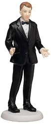 Weddingstar "Surprised Groom" Mix & Match Cake Topper - Caucasian