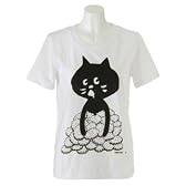 (ネネット）ne-net　今季ビスケットにゃーTシャツ （女性）　3色入荷 (ホワイト)