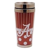 NCAA Alabama Crimson Tide Polka Dot Travel Mug